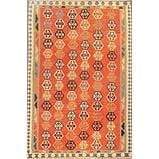 One Of The Kind Ardabil Persian Kilim 9'2" x 6'0"